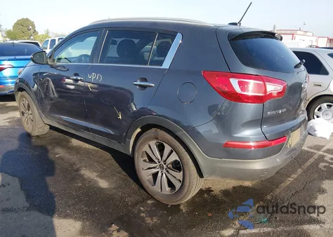 2011 Kia Sportage Ex from USA, damaged, VIN KNDPC3A23B7140870